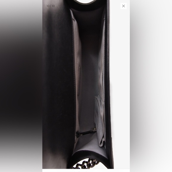 CHANEL™ 2014 BLACK QUILTED LEATHER LARGE BOY BAG - Picture 5 of 5